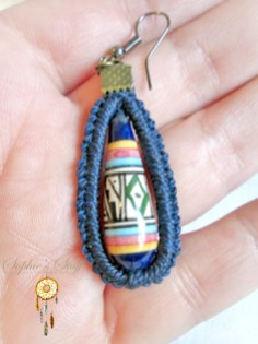 blue tribal earrings3