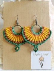 orange earrings2