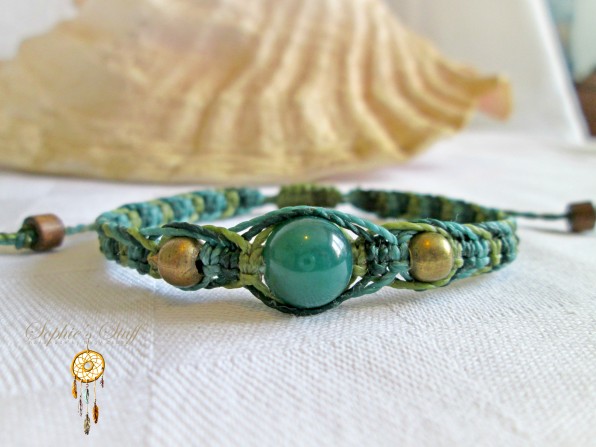 green agate bracelet1