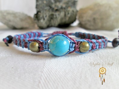 Regalite blue-mauve bracelet1